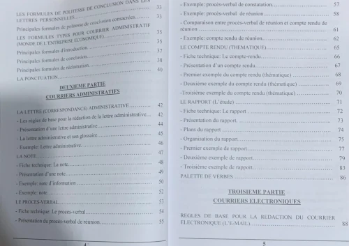 Vente  livres. " Techniques de la rédaction administrative et du courrier électronique"