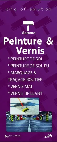 Mortiers spéciaux, vernis et peintures industriels