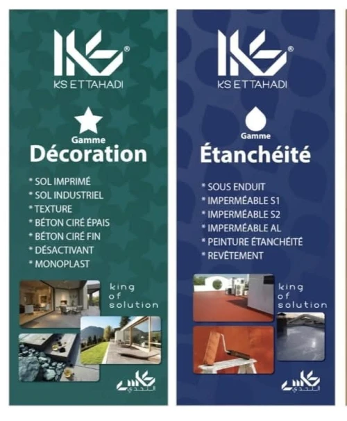 Mortiers spéciaux, vernis et peintures industriels