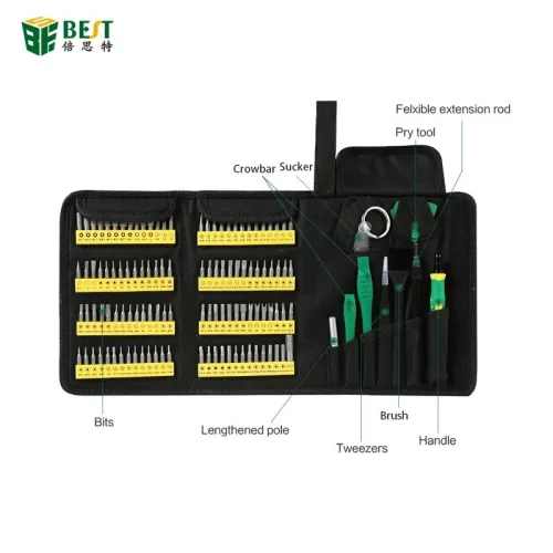 BST-117 126 en 1 Tournevis Set Tournevis Magnétique Bit Torx Multi Précision Tournevis pour Téléphone Électronique Dispositif Outil À Main
