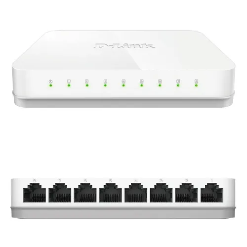 SWITCH 8 PORT D-LINK gigabit 10/100/1000 DGS 1008A 