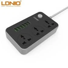 Multiprise 3 power socket 6 USB SC-3604 SIYOTEAM