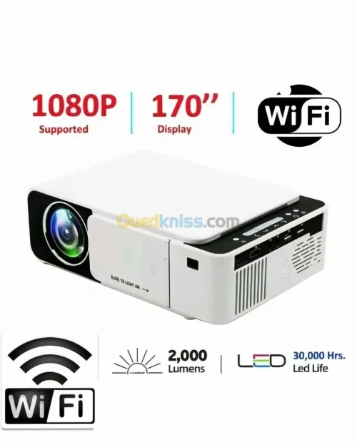 VidéoProjecteur portable Smartbarry HT32 WiFi