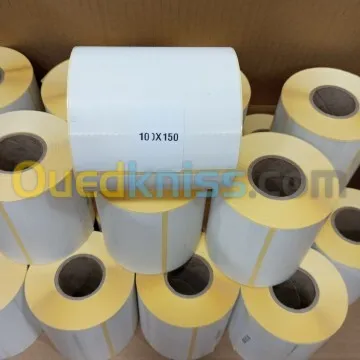 Rouleau Etiquettes Thermique Bordereaux 100x150 mm Bobin (300 étiquettes)