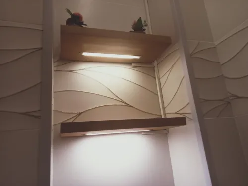 Étagère flottant lumineux