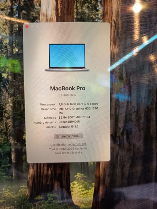 MacBook Pro 2019 i7 32GB 512SSD TouchBar AMD Radeon Pro 5300M 16''