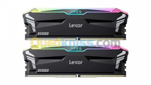 LEXAR 32GB 2X16GB 6400hz ARES RGB DDR5 CL32 BLACK/White