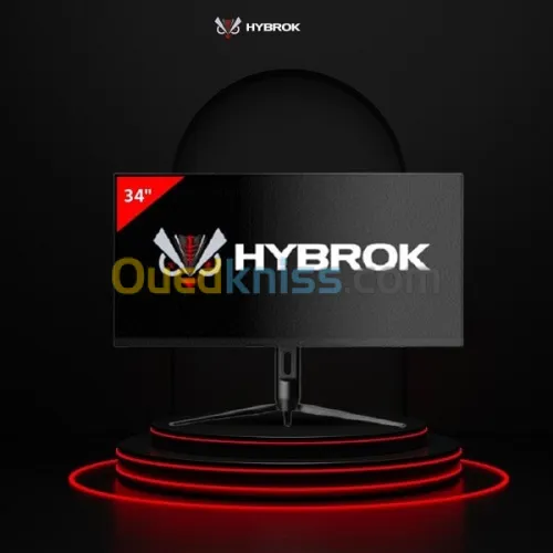 HYBROK 34'' LIGHT HG34WQHD 1Ms 165Hz SPEAKER CURVED