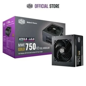 Cooler Master MWE Gold 750-V2 Power Supply | 80 Plus Gold 750W Full Modular