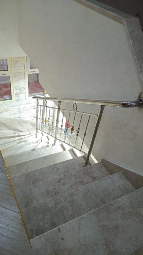rampe d'escalier en inox