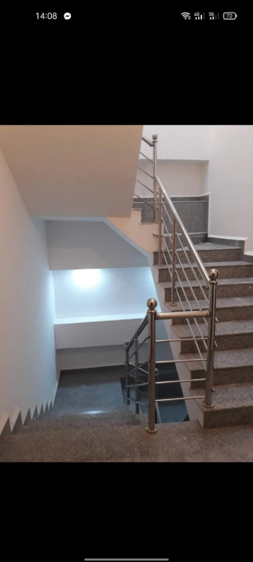 rampe d'escalier en inox