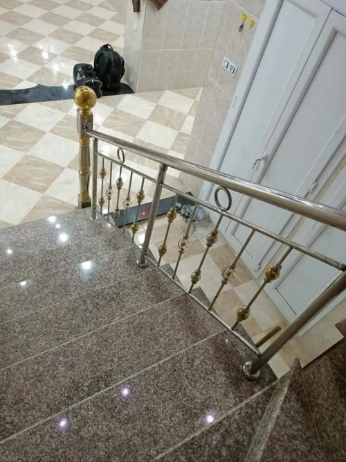 rampe d'escalier en inox