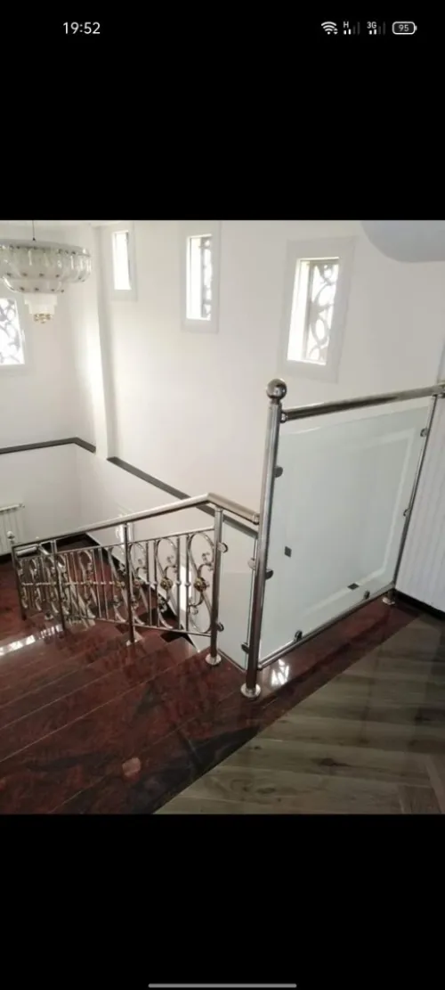 rampe d'escalier en inox