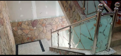 rampe d'escalier en inox