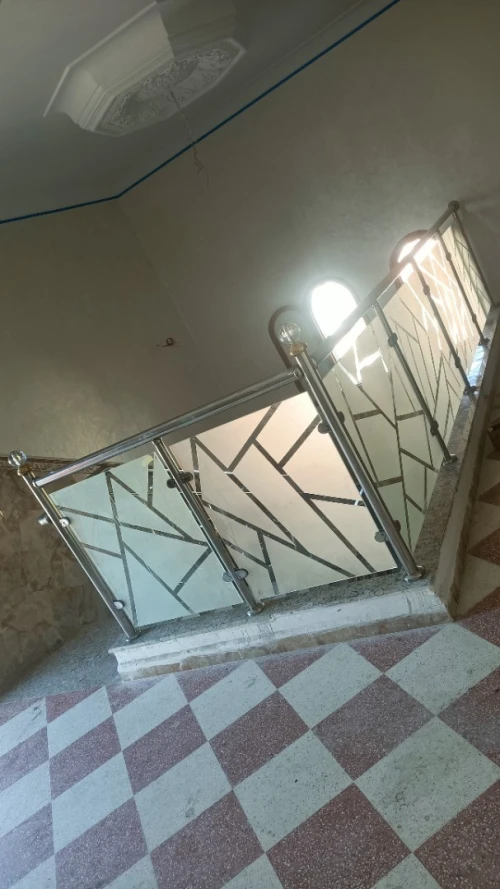 rampe d'escalier en inox