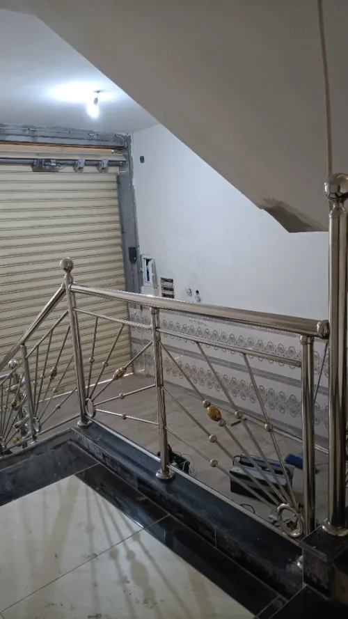rampe d'escalier en inox
