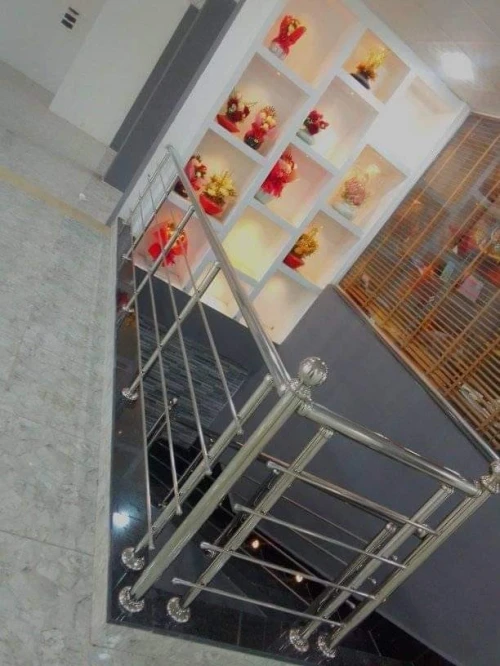 rampe d'escalier en inox