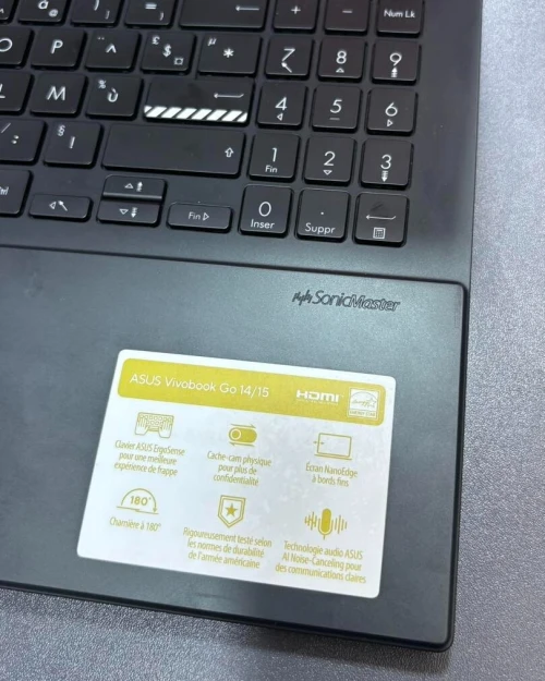 ASUS VIVOBOOK GO 15 RYZEN 5 7520U 2.80GHz UP TO 4.30GHz 8GB DDR5 512 SSD NVME AMD RADEON GRAPHICS 500MB VRAM ECRAN 15 INCH FHD OLED