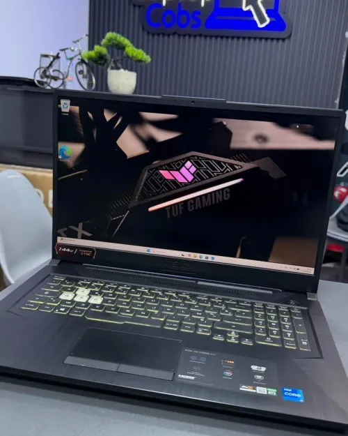 ASUS TUF F17 GAMING  INTEL I5-11400H  RAM 16GB DDR4 DISK 512GB SSD nvme INTEL UHD GRAPHICS NVIDIA GEFORCE RTX 3050 4GB  ECRAN 17-INCH FHD