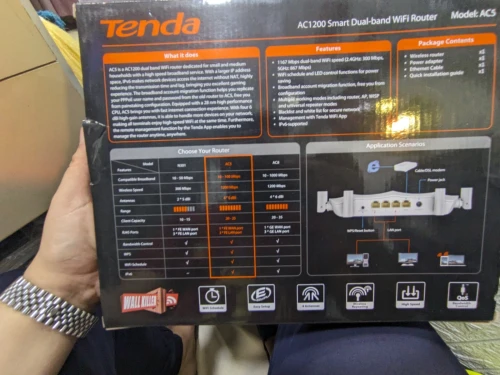 Modem routeur tenda ac 1200 model ac5