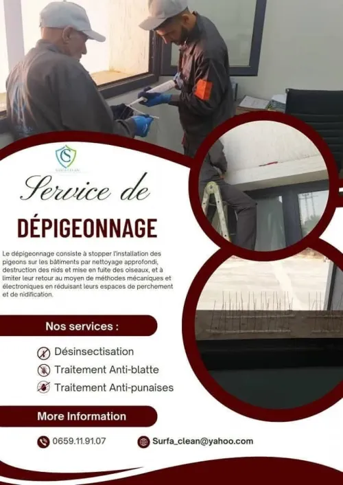 Lutte anti nuisibles, Dératisation, Désinsectisation, Désinfection, Opérations 3D