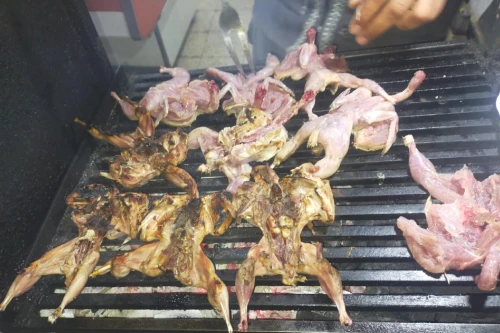 بيع السمان و بيض 