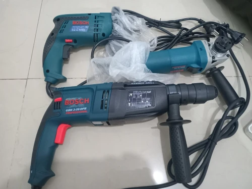 Marteau-piqueur électrique Bosch 3600W GWS24-230h + meuleuse d'angle Bosch 220_230V ,115mm + marteau perforateur hammer drill Bosch 800W + perceuse bosch 710W , 220V , 50hz