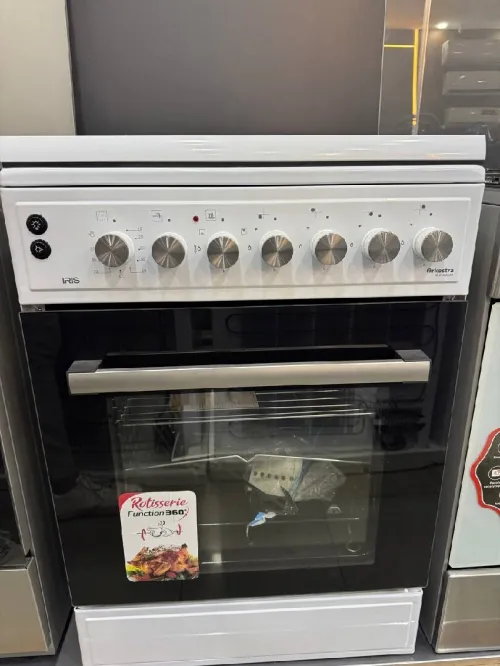 Cuisinière iris 4 feux blanc