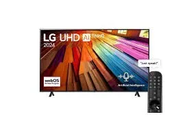 TV LG 75" UHD AI UT80 4K 75UT80006LA