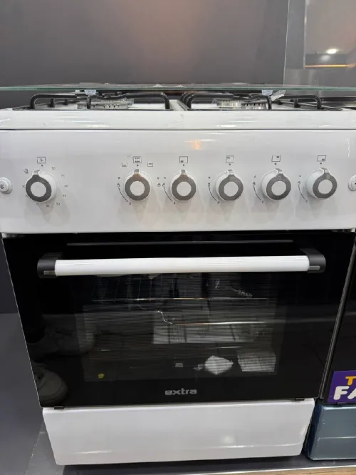Cuisinière extra 4 feux Ventille blanc 