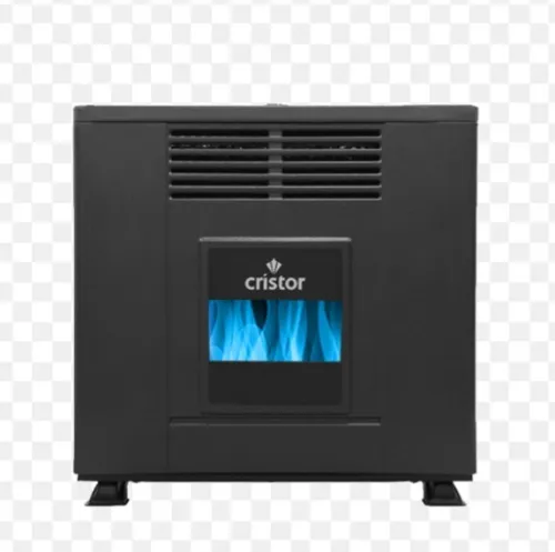 Radiateur a gaz 12 KW CRISTOR noir avec détecteur 