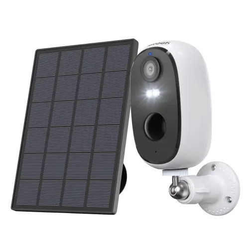 ieGeek caméra de surveillance avec panneau solaire 