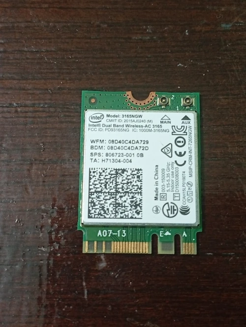 AVENDRE CARTE RÉSEAU INTEL