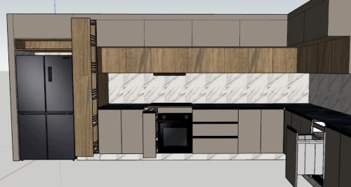 Cuisine équipée sur mesure avec 3D