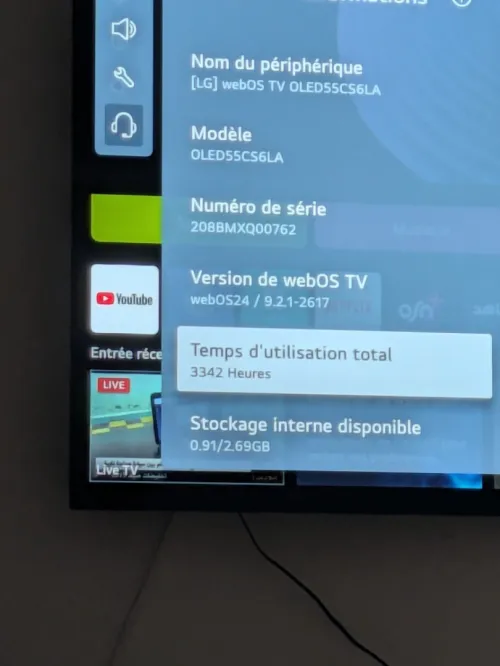 LG cs oled 2022