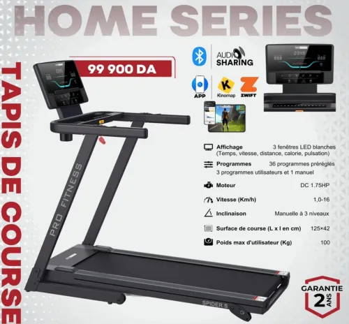 Tapis roulant pro fitness 