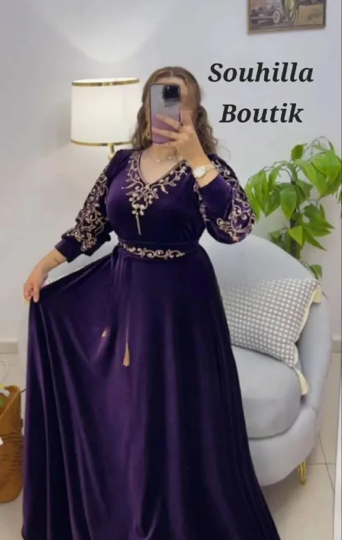 بدعيات قطيفة robe velour