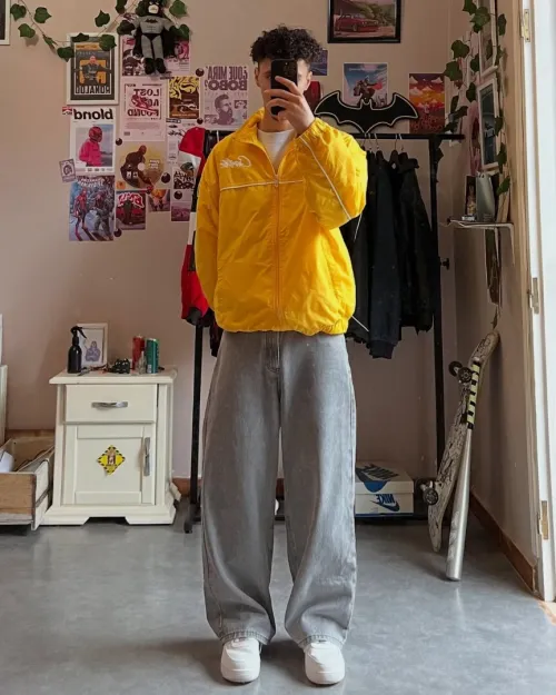 Baggy grey Jean 