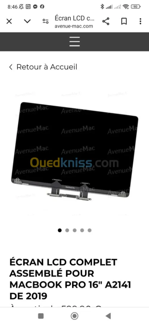 ecrans macbook pro a2141 16 porce 