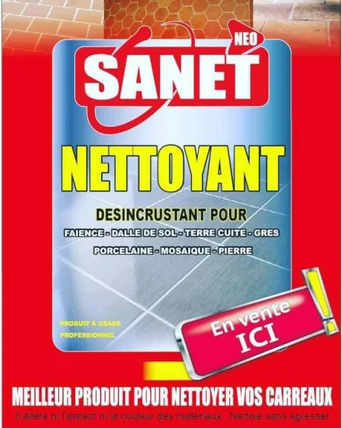 Produits Nettoyage sanet nettoyant
