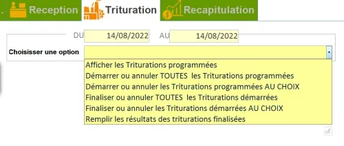 Logiciel de gestion de huilerie
