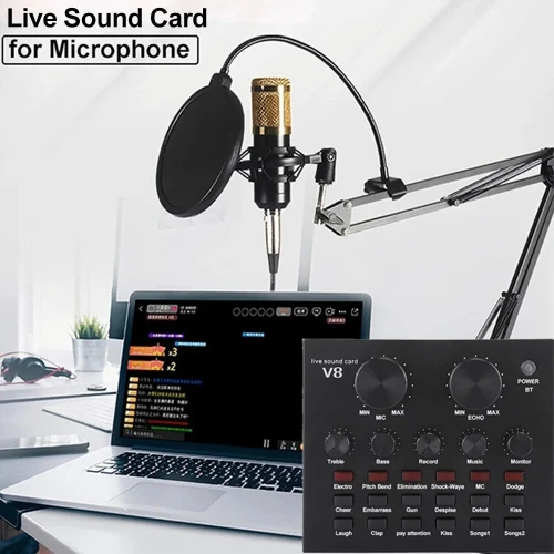 Carte son live V8