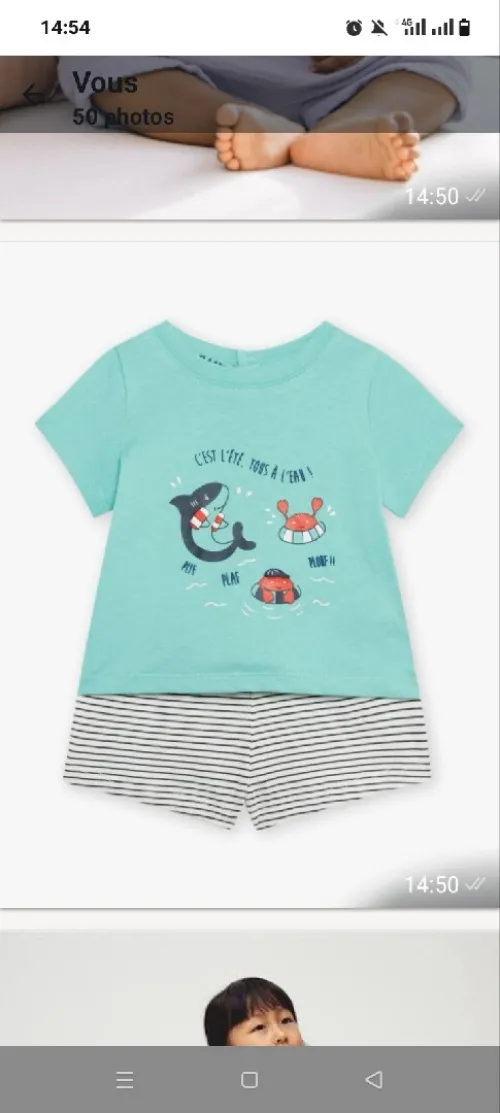 Lot de vêtement enfants de marque