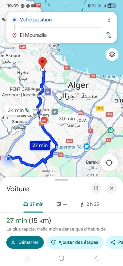 Vente Terrain Alger Saoula