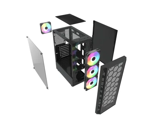 RAIDMAX VECTOR SERIES V152 / 4FANs RGB / ATX