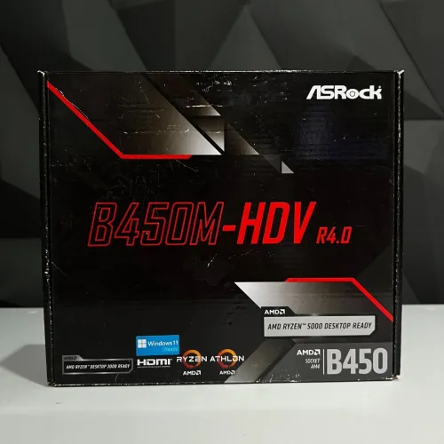 ASRock B450M HDV / MOTHERBOARD / DDR4 / AM4