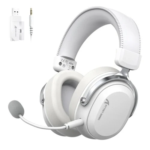 ATTACKSHARK L30 PRO / GAMING HEADSET / WHITE / WIRELESS