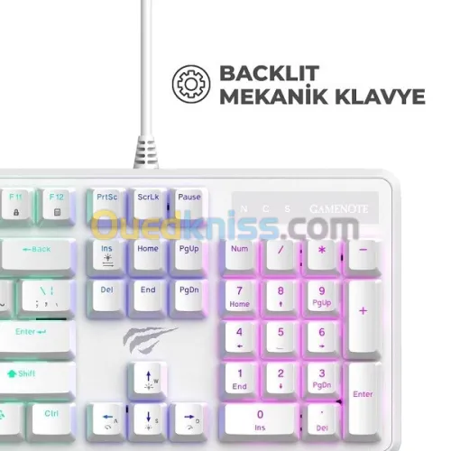 HAVIT GAMENOTE KB870L / MECHANICAL GAMING KEYBOARD / WIRED