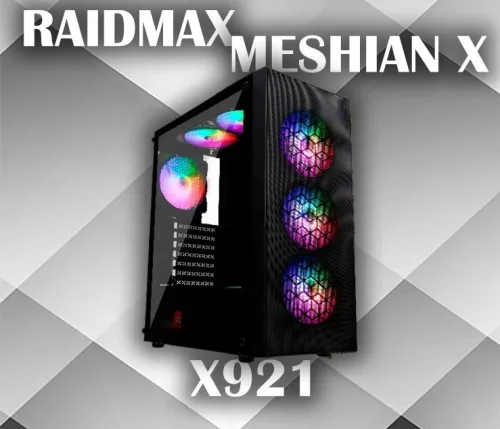 RAIDMAX MESHIAN X X921 / GAMING CASE / 6 FANs/ ATX