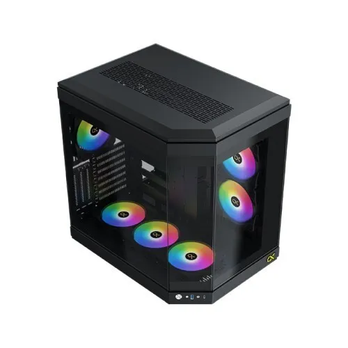 XIGMATEK CUBI BLACK Gaming case / 6 FAN / ATX